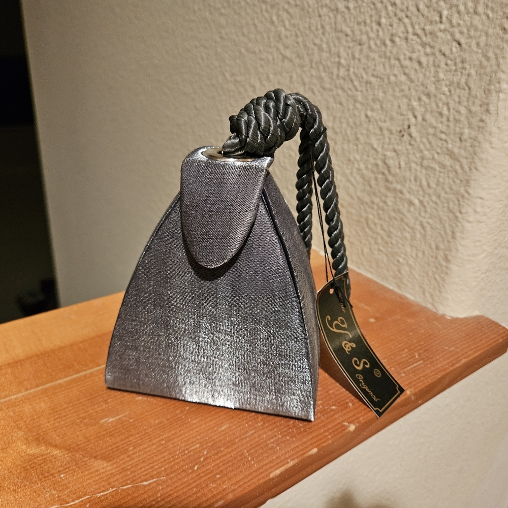 Vintage Silver Small cocktail purse